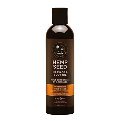 Hemp Seed Massage Oil Dreamsicle Scent image 3
