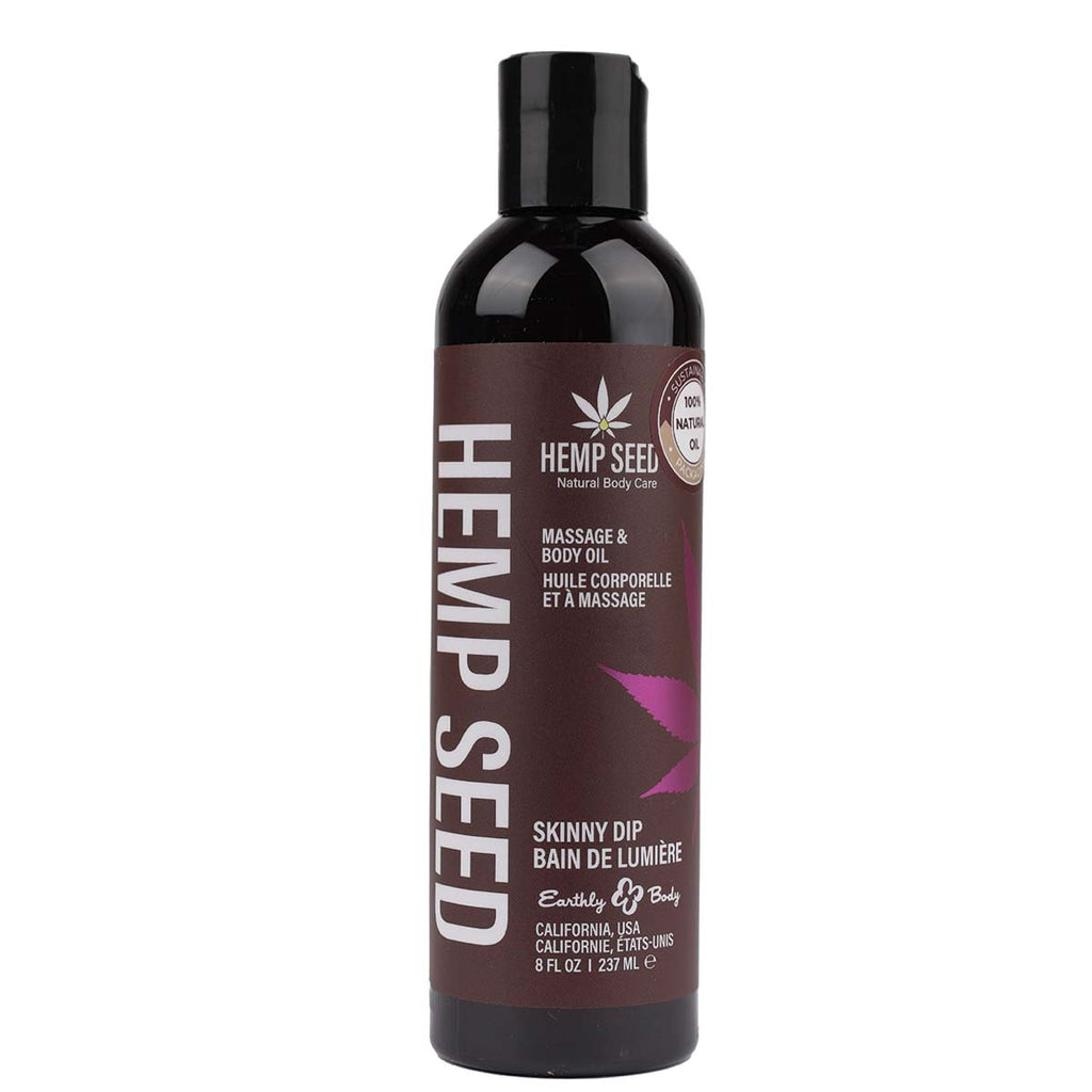 Hemp Seed Massage Oil Skinny Dip Scent image 2