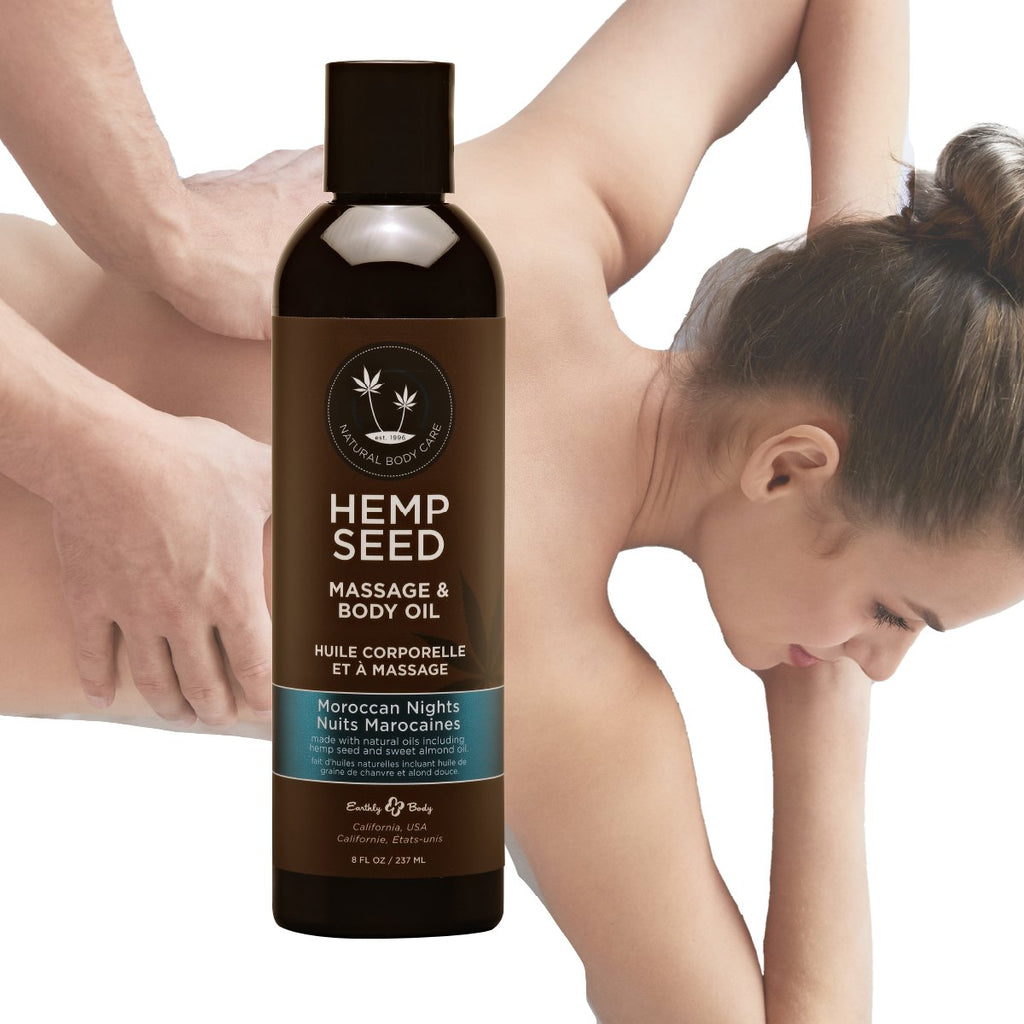 Hemp Seed Massage Oil Moroccan Nights Scent image 0