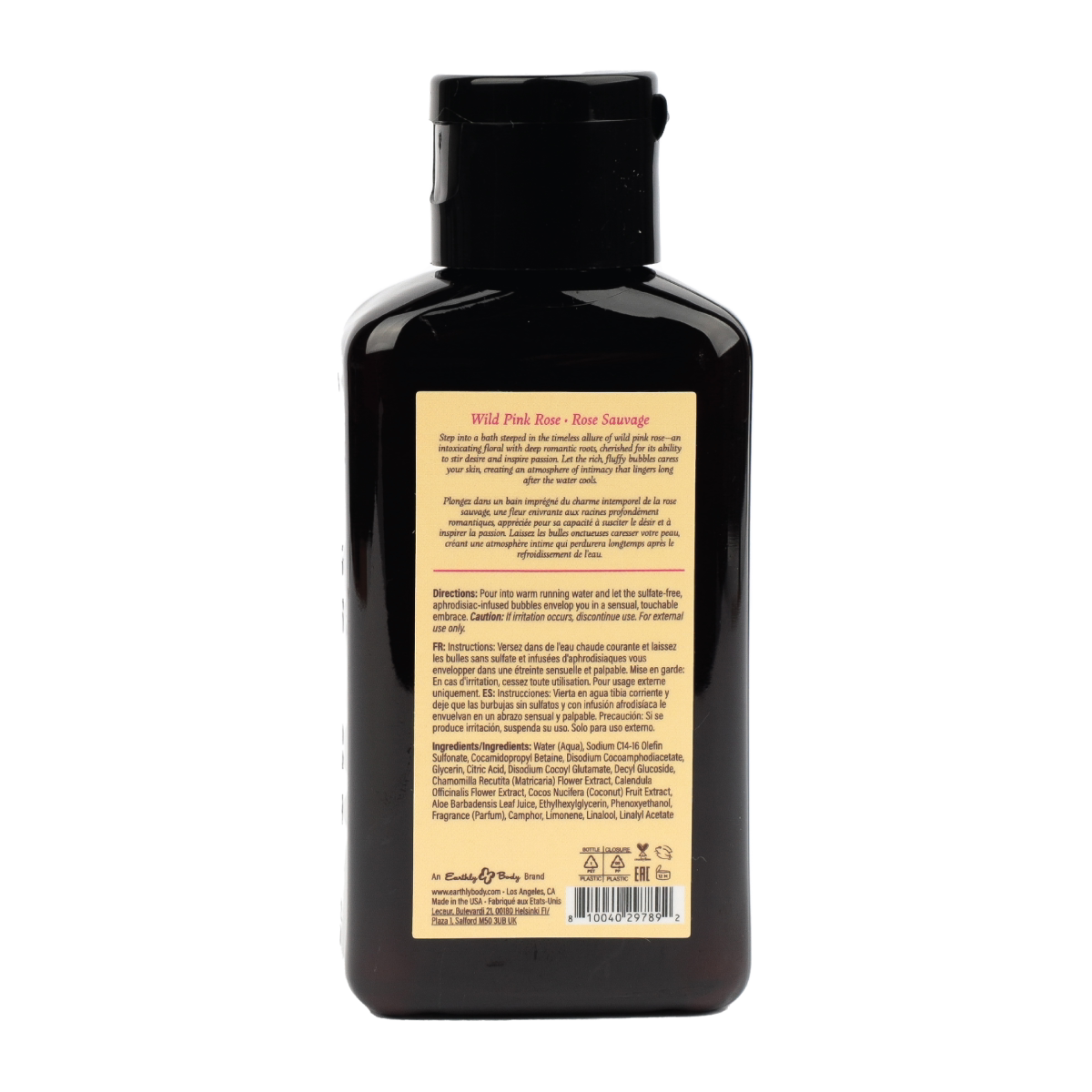 Earthly Body at Night Bubble Bath (Wild Pink Rose)