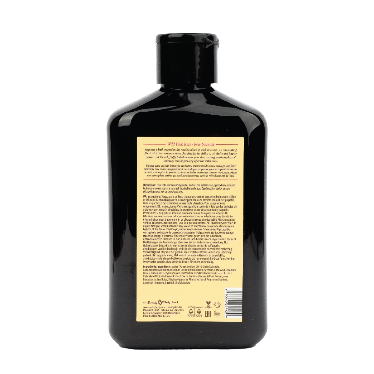 Earthly Body at Night Bubble Bath (Wild Pink Rose)