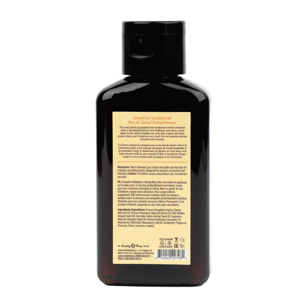 Earthly Body at Night Massage Oil (Grapefruit Sandalwood)