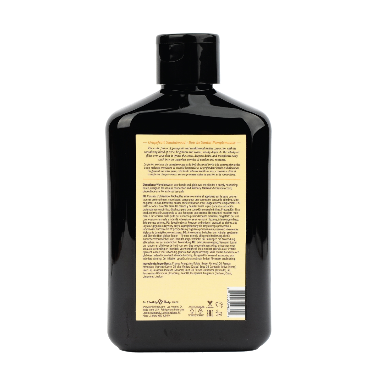 Earthly Body at Night Massage Oil (Grapefruit Sandalwood)