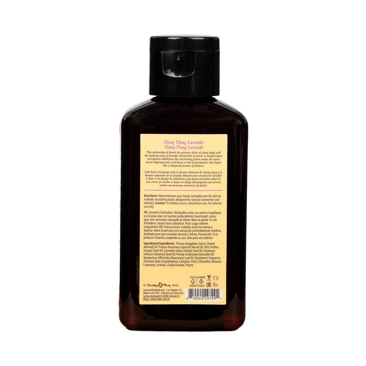 Earthly Body at Night Massage Oil (Ylang Ylang Lavender)