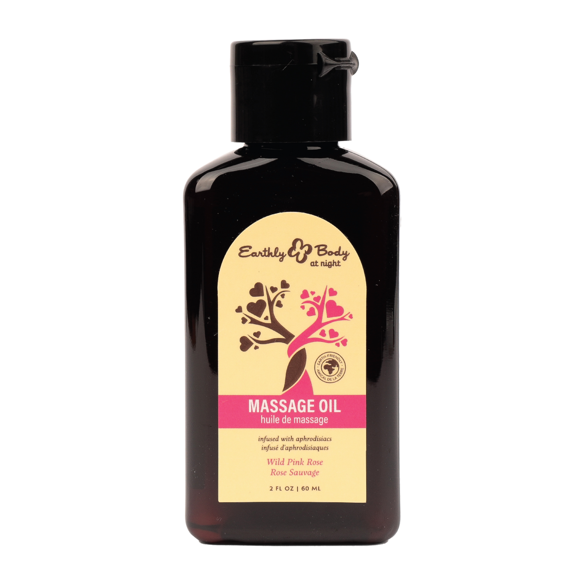 Earthly Body at Night Massage Oil (Wild Pink Rose)