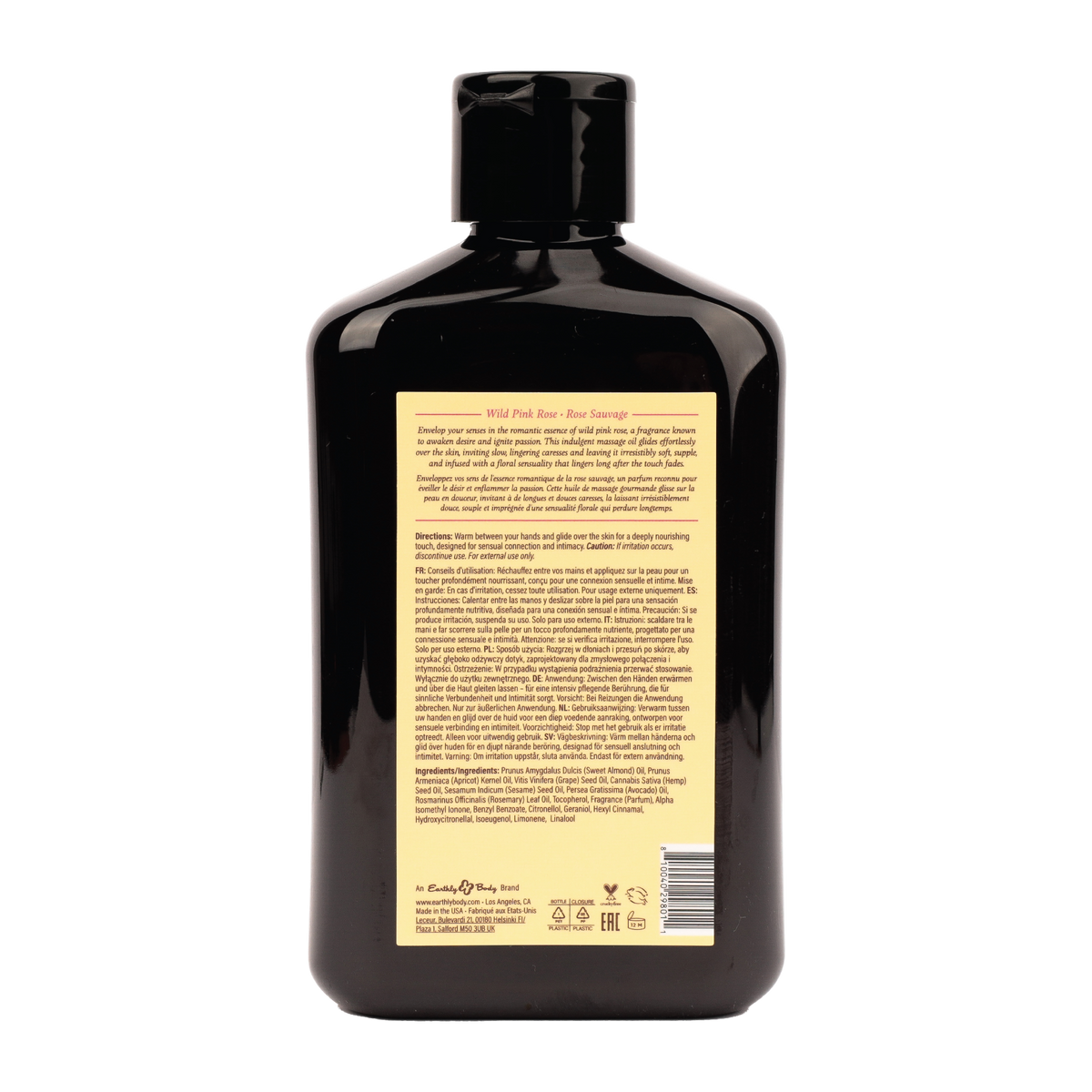 Earthly Body at Night Massage Oil (Wild Pink Rose)