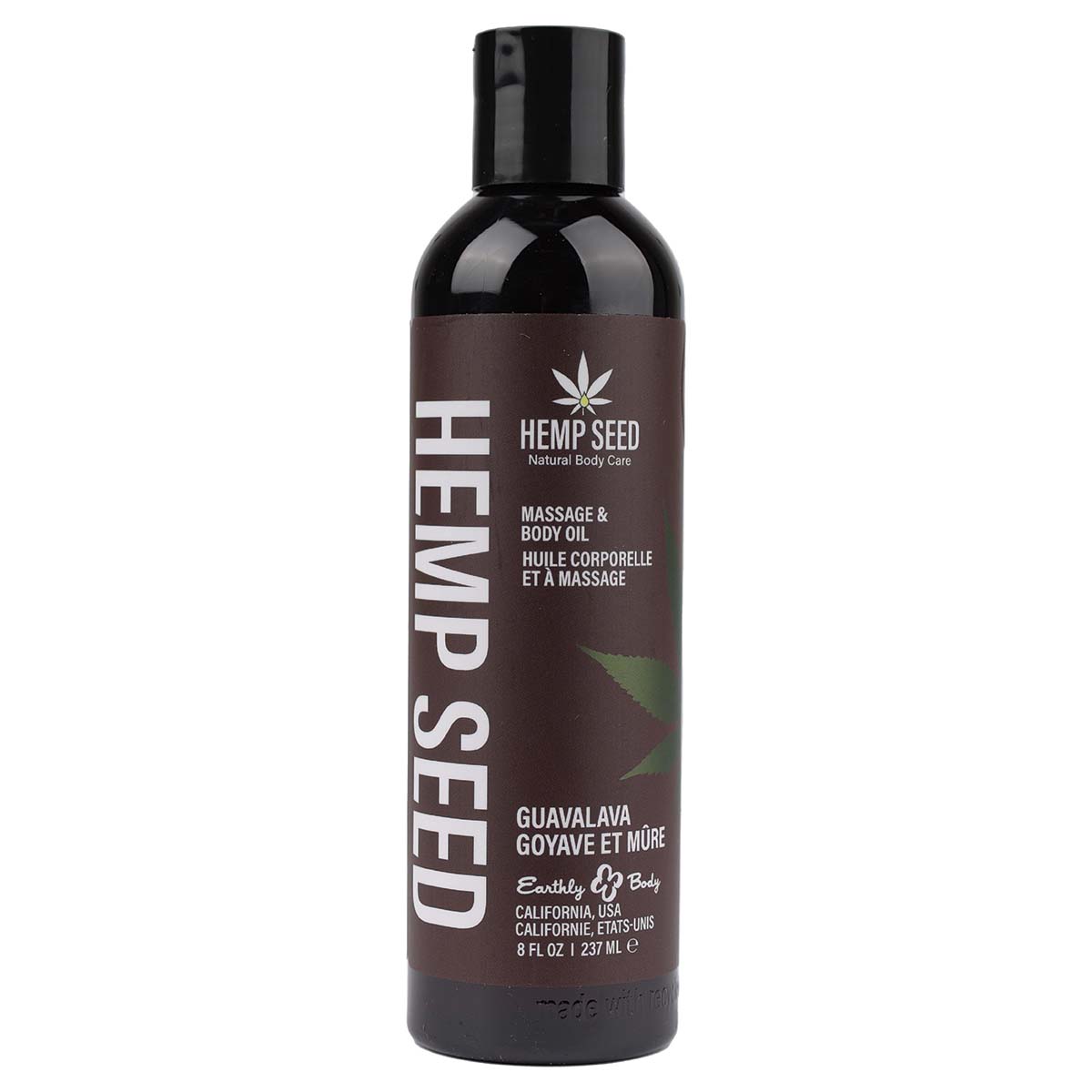 Hemp Seed Massage Oil Guavalava Scent image 1