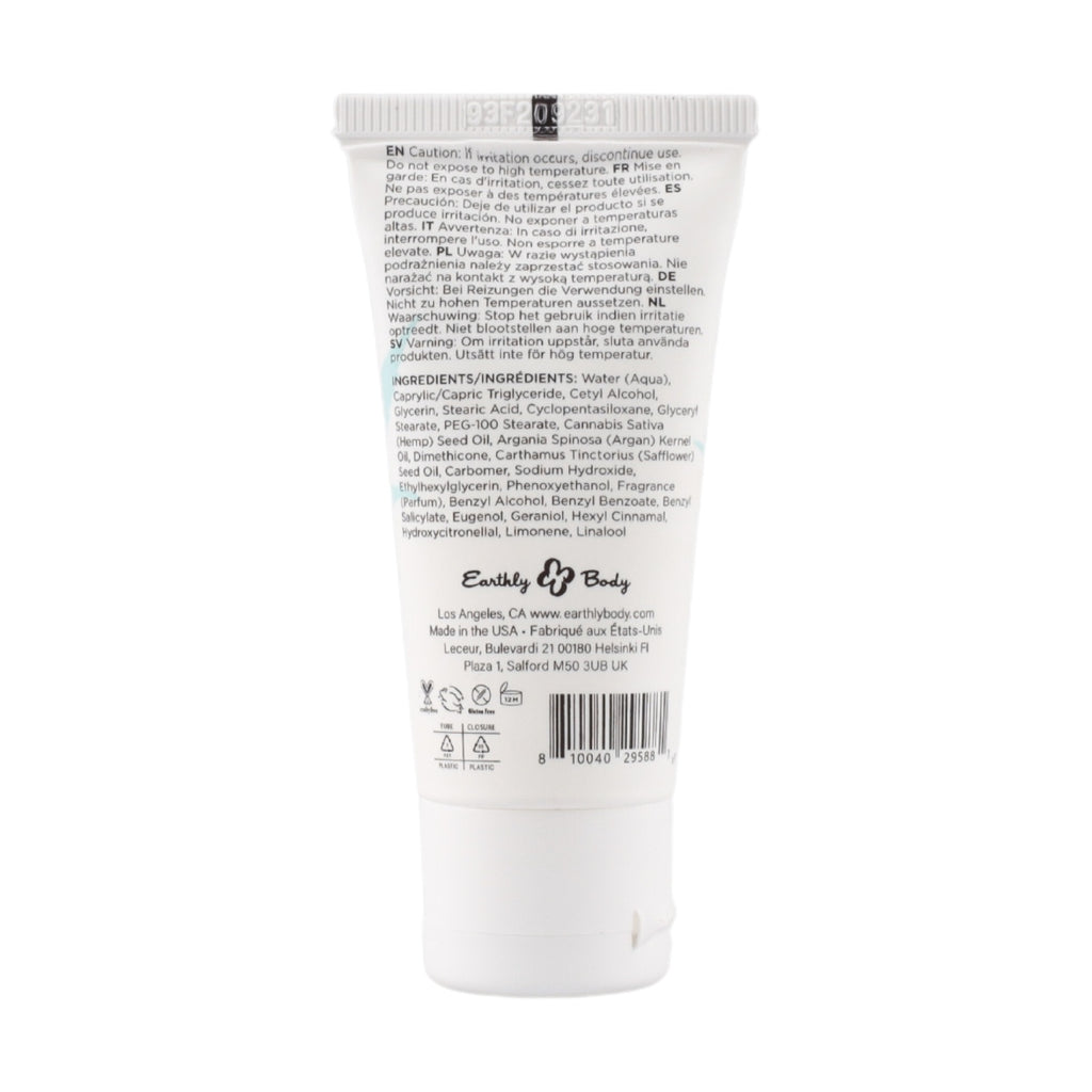 Hemp Seed Hand & Body Lotion Tropical Monoi Scent (1 oz) image 1