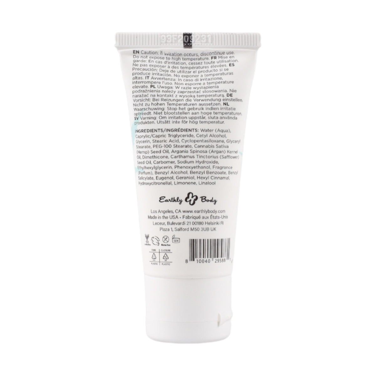 Hemp Seed Hand & Body Lotion Tropical Monoi Scent (1 oz) image 1