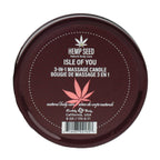 Hemp Seed 3-in-1 Massage Candle (6 oz, Isle of You Scent) image 0