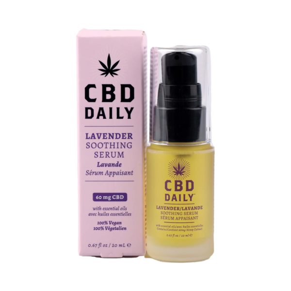 CBD Daily Lavender Serum Front View