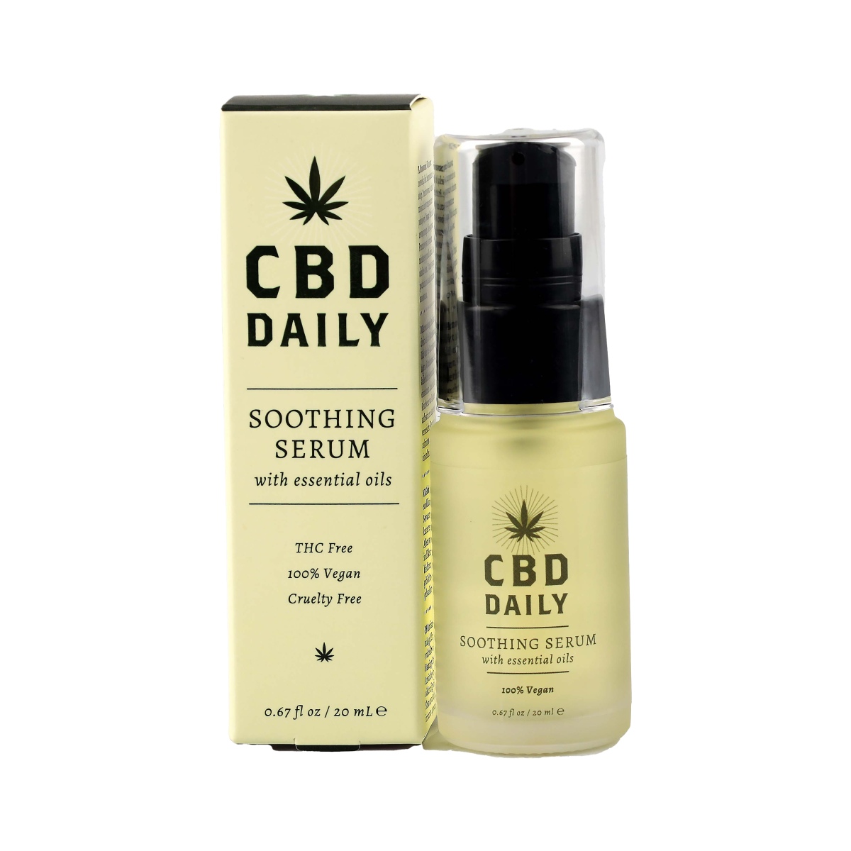 CBD Daily Soothing Serum Front View HD