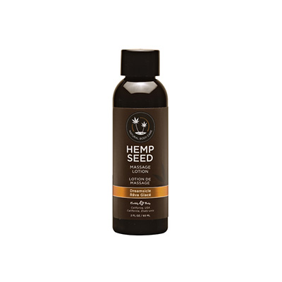 Hemp Seed Massage Lotion 2oz | Dreamsicle Scent | Shop Earthly Body