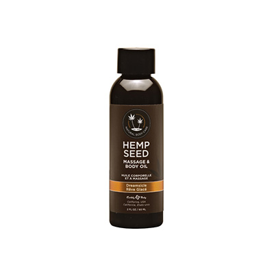 Hemp Seed Massage Oil 2oz | Dreamsicle Scent | Shop Earthly Body