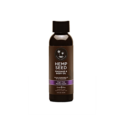Hemp Seed Massage & Body Oil 2 oz | High Tide Scent | Shop Earthly Body