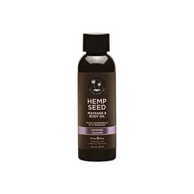 Hemp Seed Massage Oil 2oz | Lavender Scent | Shop Earthly Body