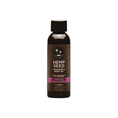 Hemp Seed Massage Oil 2oz | Skinny Dip Scent | Shop Earthly Body