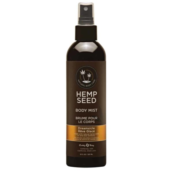 Hemp Seed Body Mist | 8 oz Dreamsicle Scent | Buy Body Mist Online