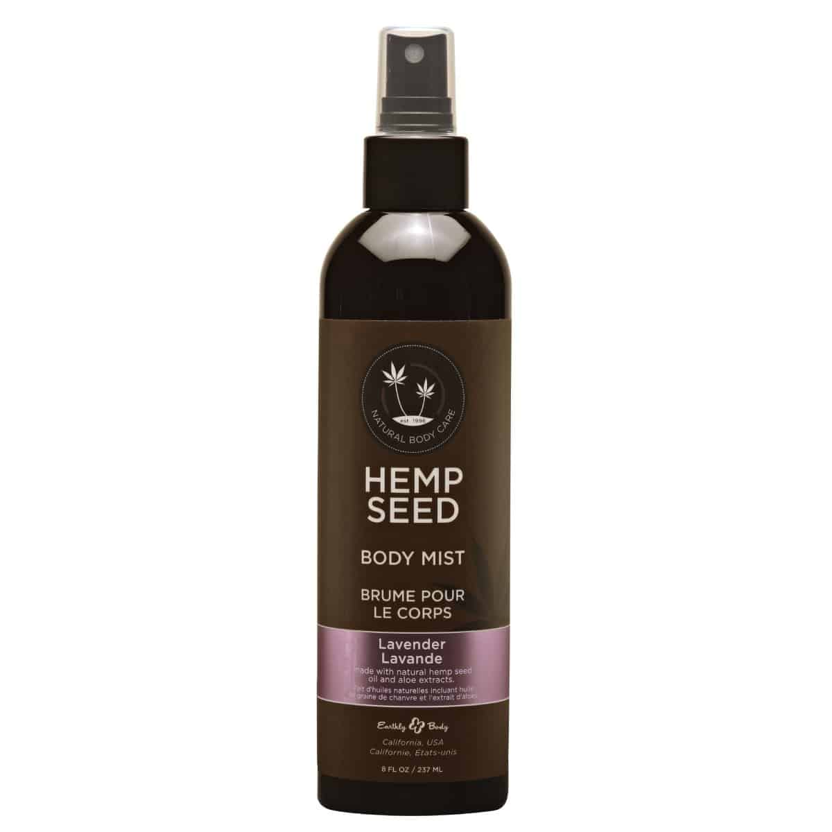 Hemp Seed Body Mist | 8 oz Lavender Scent | Buy Body Mist Online