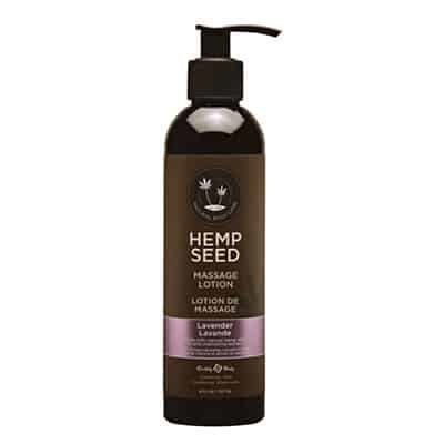 Hemp Seed Massage Lotion 8oz | Lavender Scent | Shop Earthly Body
