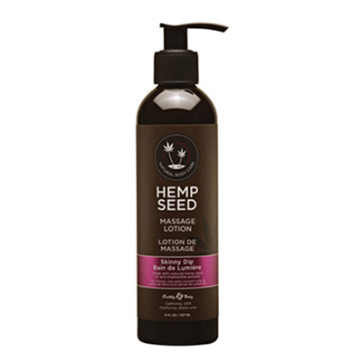 Hemp Seed Massage Lotion 8oz | Skinny Dip Scent | Shop Earthly Body
