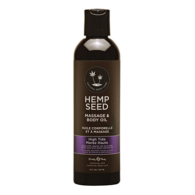 Hemp Seed Massage Oil 8oz | High Tide Scent | Shop Earthly Body