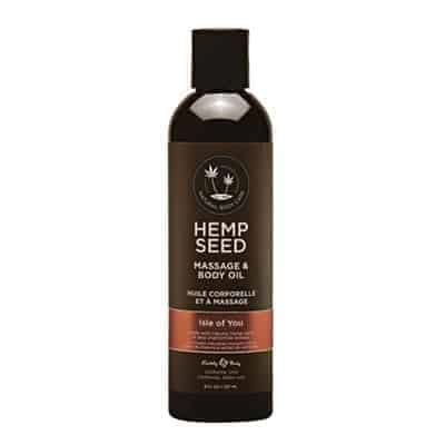 Hemp Seed Massage Oil 8oz | Isle Of You Scent | Shop Earthly Body