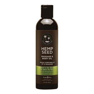 Hemp Seed Massage Oil Naked In The Woods Scent | Shop Earthly Body