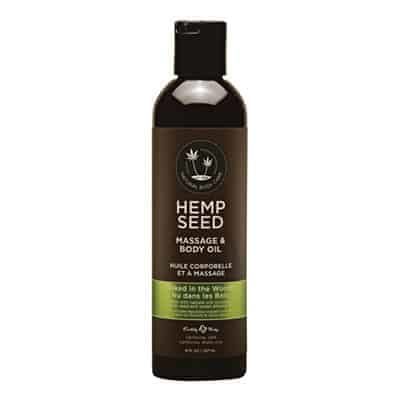 Hemp Seed Massage Oil 8oz | Naked In The Woods Scent | Shop Earthly Body