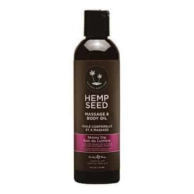 Hemp Seed Massage Oil 8oz | Skinny Dip Scent | Shop Earthly Body