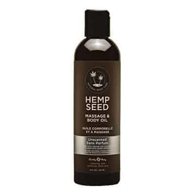 Hemp Seed Massage Oil 8oz | Unscented | Shop Earthly Body