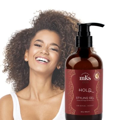 MKS eco Hold Styling Gel with Model