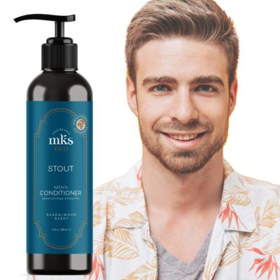 MKS eco Stout Men's Conditioner with Model Front View