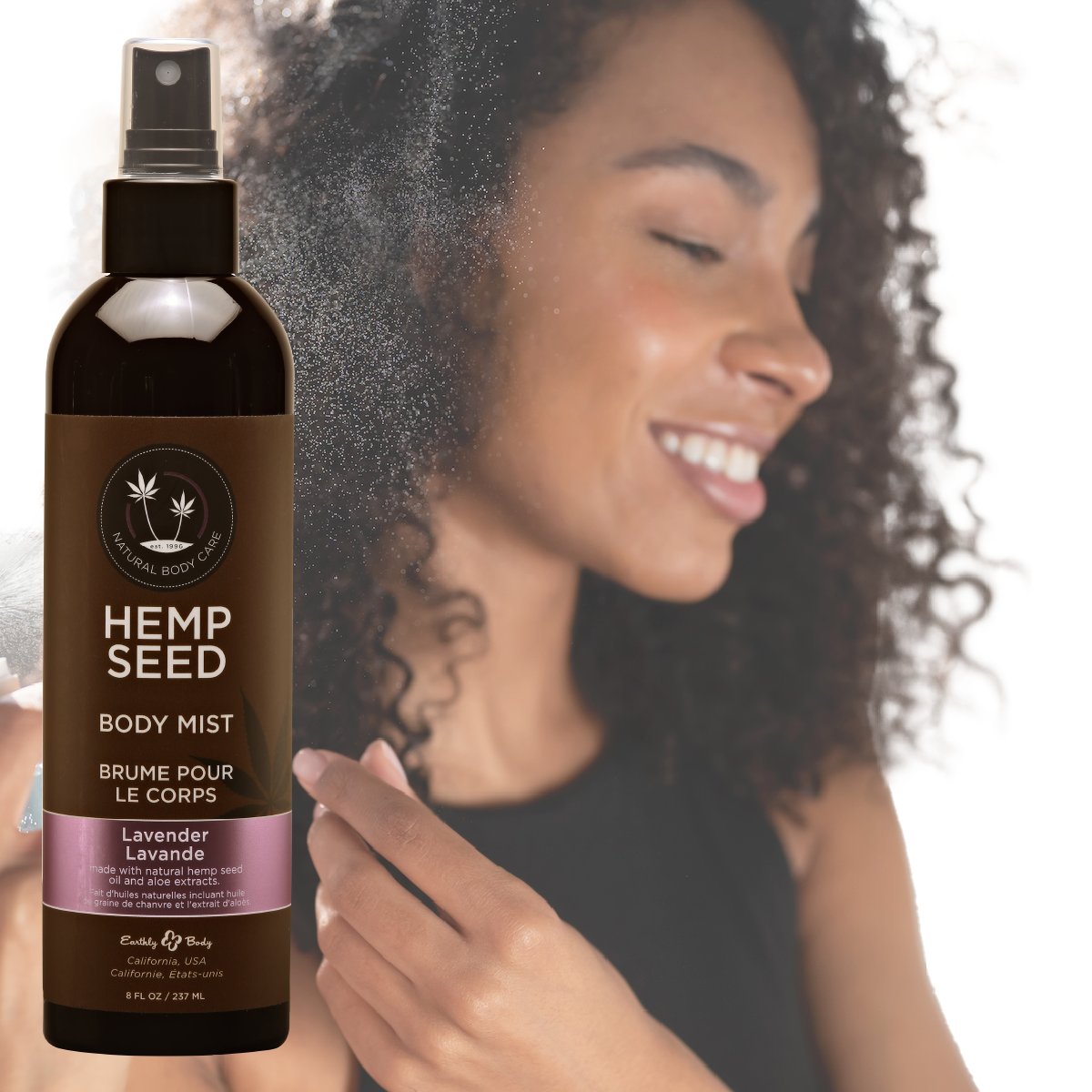 Hemp Seed Body Mist Lavender Scent | Shop Earthly Body