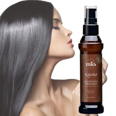 MKS eco Kahm Smoothing Treatment with Model Front View