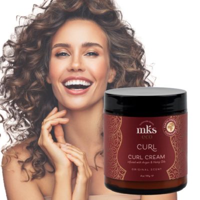 MKS eco Curl Cream with Model
