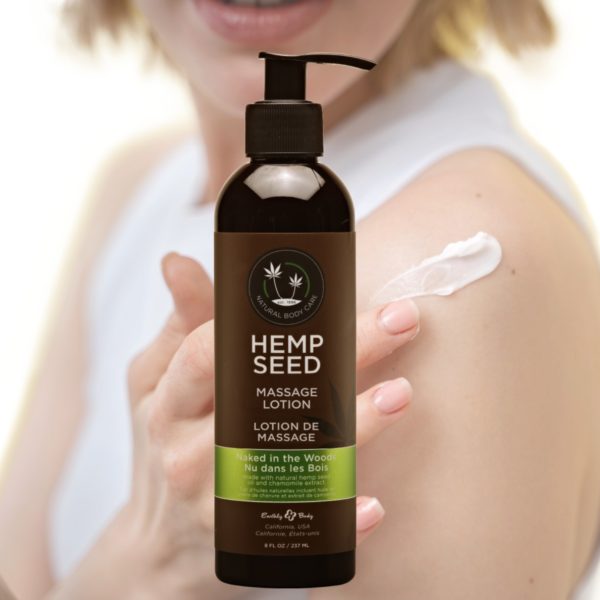 Hemp Seed Massage Lotion Naked In The Woods