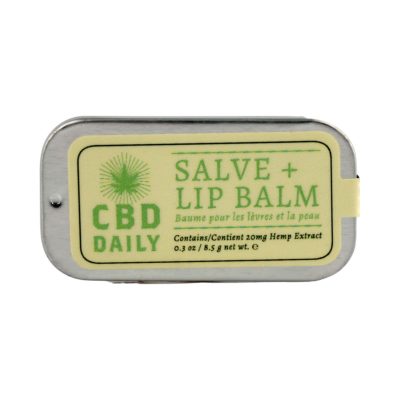 CBD Daily Salve Lip Balm Front View HD