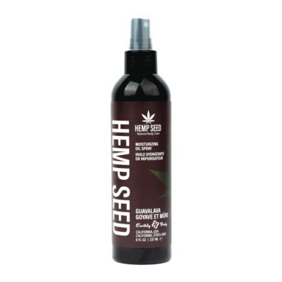 Hemp Seed Moisturizing Oil Spray Front Guavalava