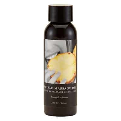 Hemp Seed Edible Massage Oil 2oz | Pineapple Flavor | Hemp Seed By Night | Shop Earthly Body