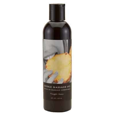 Hemp Seed Edible Massage Oil 8oz | Pineapple Flavor | Hemp Seed By Night | Shop Earthly Body