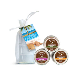 Hemp Seed Candle Trio | Shop Earthly Body