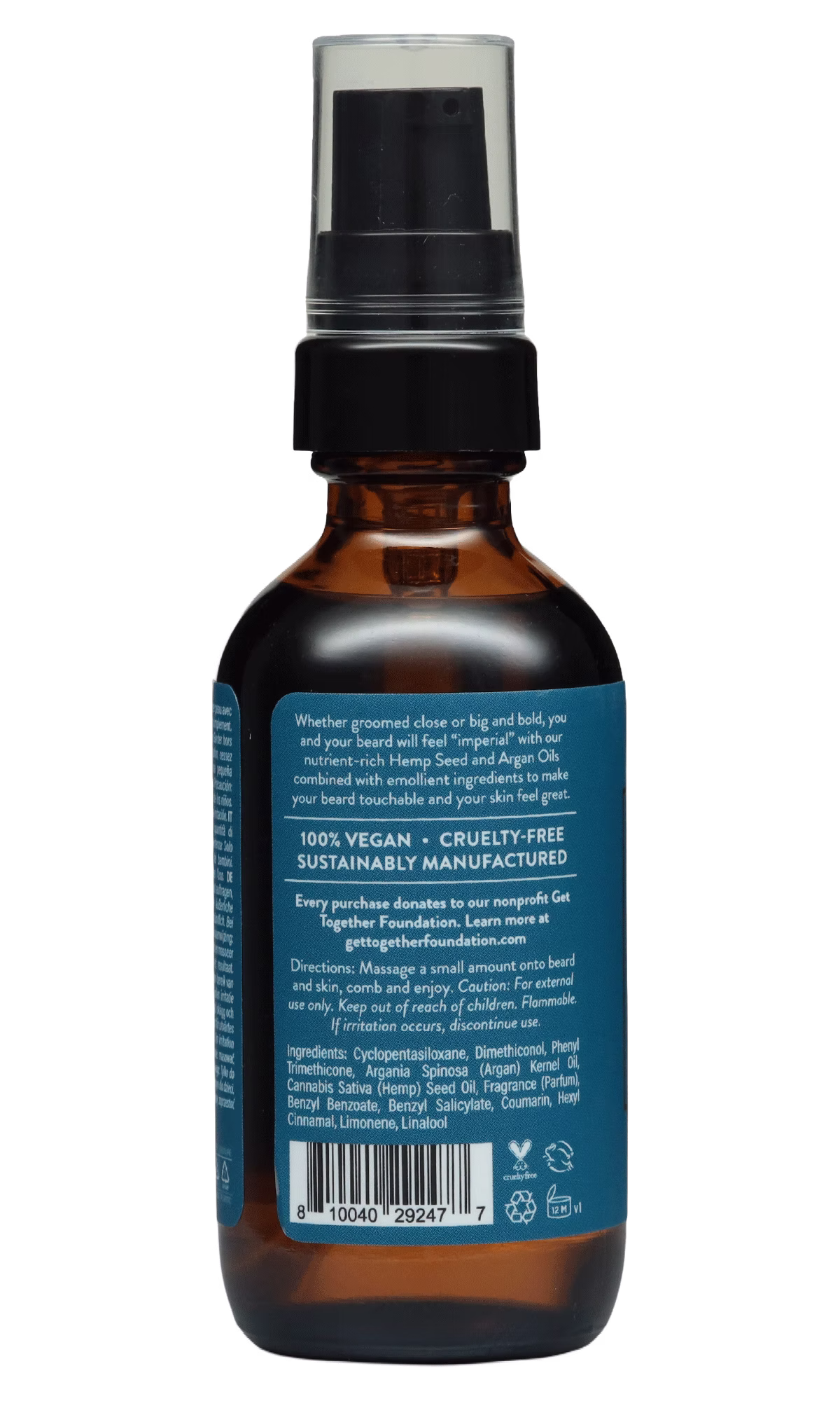 MKS eco Beard Oil Side 1