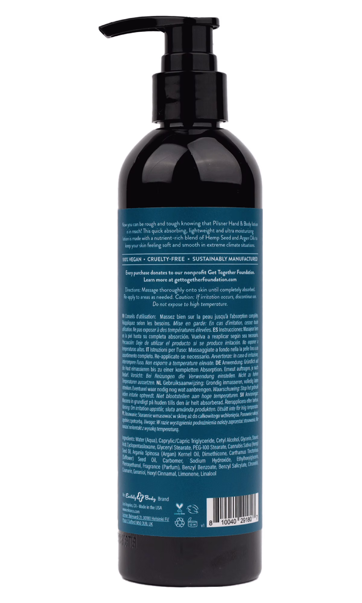 MKS eco Hand & Body Lotion Back