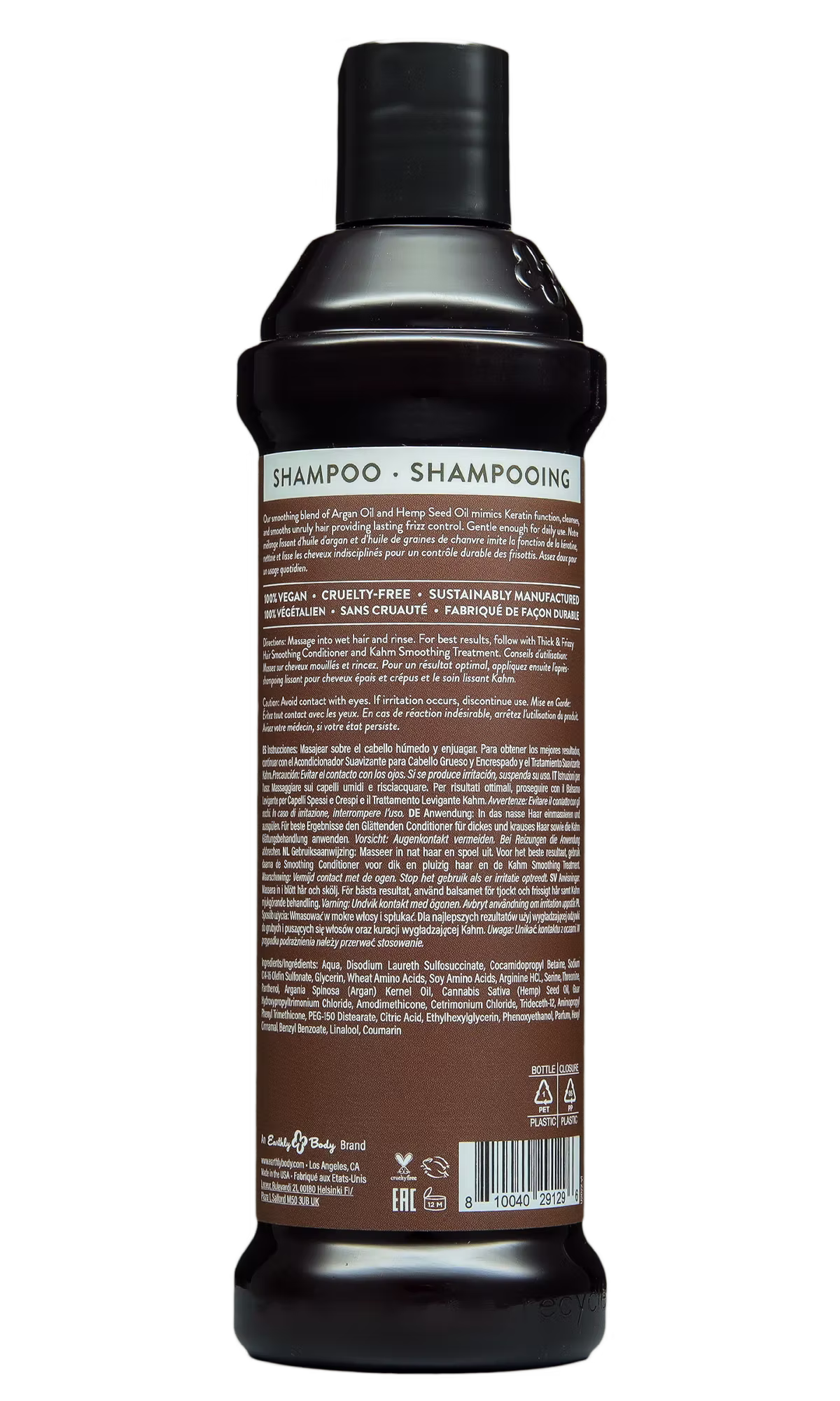 MKS eco Kahm Shampoo 10 oz Back