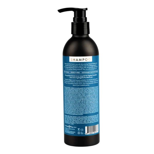 MKS eco for Men Shampoo Back Label 2