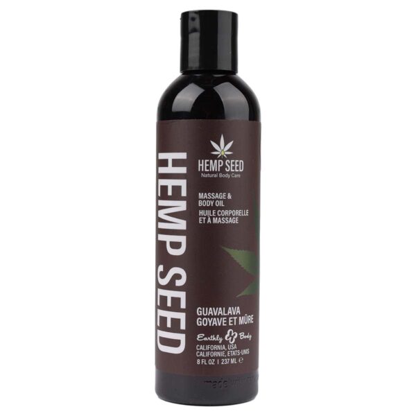 Hemp Seed Massage Oil 8 oz Guavalava