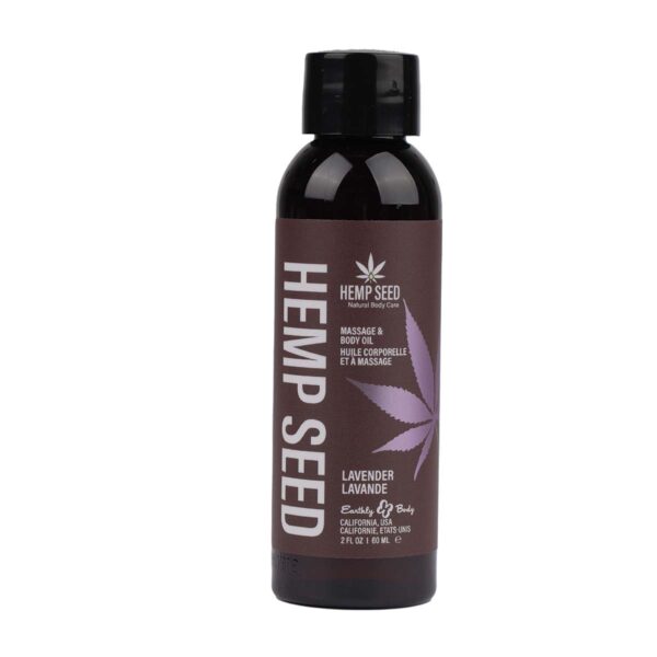 Hemp Seed Massage Oil Lavender 2 oz