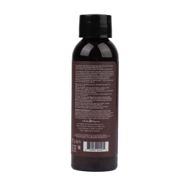 Hemp Seed Massage Oil 2 oz Skinny Dip Back Label