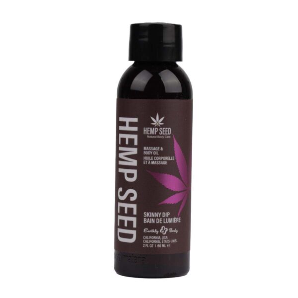 Hemp Seed Massage Oil 2 oz Skinny Dip